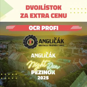 OCR PROFI 6+ km + NIGHT RUN | ANGLIČÁK 2025